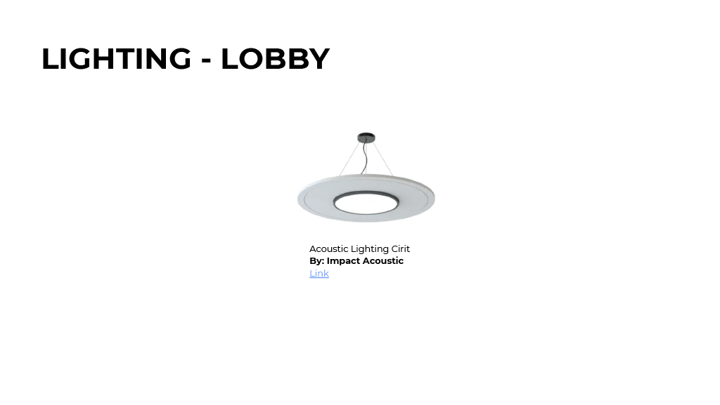Lighting Lobby